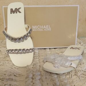 Michael Kors NIB Jeweled Sandals 7